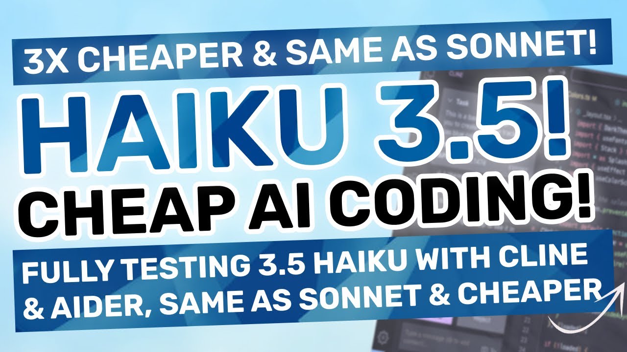 Claude 3.5 Haiku (Fully Tested) + Aider & Cline : This is the CHEAPEST AI Coding Setup!