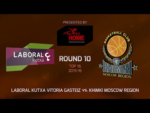 Highlights: Top 16, Round 10, Laboral Kutxa 98-83 Khimki Moscow Region