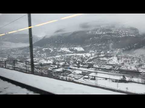 BLS Zug Mitfahrt zwischen Kandersteg BE und Brig VS 2