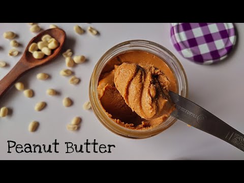 Homemade Peanut butter Recipe in 5 minutes I healthy and tasty I Only two ingredients I ASMR - luna