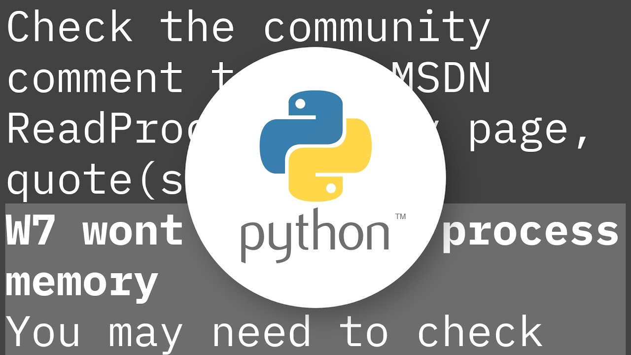 ReadProcessMemory with ctypes
