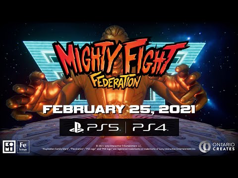 Mighty Fight Federation PlayStation 4 and 5 Announcement Trailer thumbnail