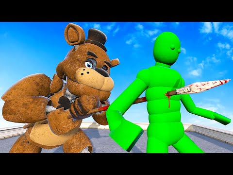 FNAF Animatronics Impale Ragdolls - Overgrowth Mods Gameplay