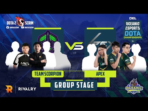 Team Scorpion vs Apex - Oceanic Esports Dota Championships - Group Stage - B02