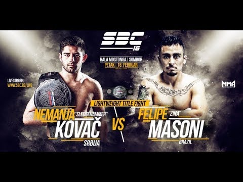 SBC 16: Nemanja "Sledgehammer" Kovač vs. Felipe "Zina" Masoni
