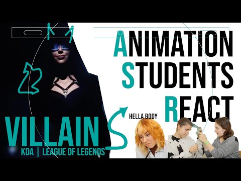 Animation Students React to: K/DA - VILLAIN | League of Legends