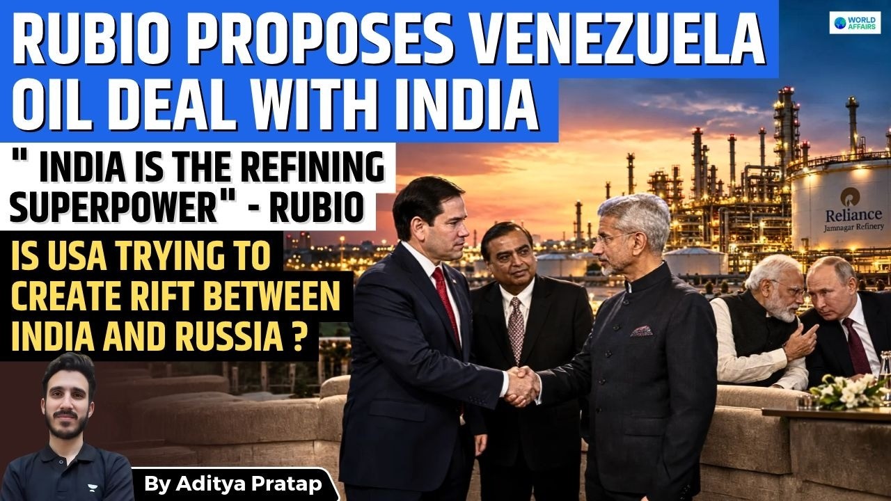 Venezuela Oil vs Russian Oil: Why Marco Rubio Wants India’s Help