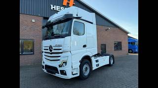 Tracteur routier Mercedes-Benz Actros 1845 L Gigaspace 2x tank Standairco Smarttacho 2! 366.280 | Image 4 - Autoline