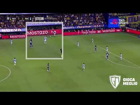 Boca Jrs 4-2 Racing - Análisis de rendimiento de Juanfer Quintero - Gioca Meglio