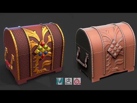 Autodesk Maya 2020, Zbrush 2020, Substance Painter - Stylized Chest