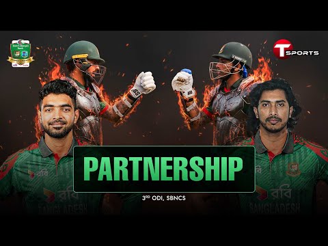 Soumya Sarkar & Saif Hassan forge a brilliant 176-run partnership! | 3rd ODI | BAN vs WI | T Sports