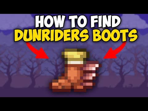 How to Get DUNERIDER BOOTS Terraria 1.4.4.9 | DUNERIDER BOOTS Seed 1.4.4.9