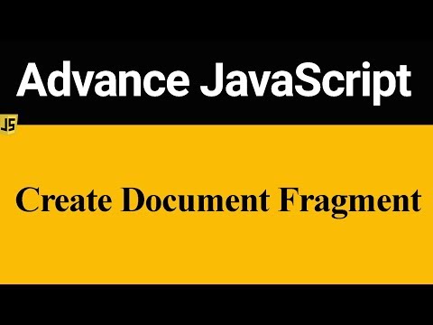 How to Create Document Fragment in JavaScript Hindi