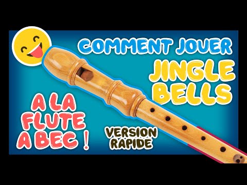 Apprendre à jouer VIVE LE VENT à la flûte à Bec - version rapide / Learn JINGLE BELLS on recorder