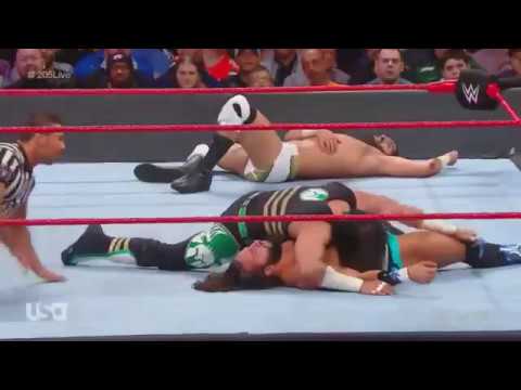 Fatal 4-Way Alexander vs Ali vs Nese vs Daivari WWE Raw 12/11/2017
