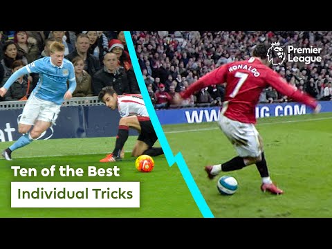 10 MOST UNIQUE Football Skills | Premier League | Kevin De Bruyne & Cristiano Ronaldo