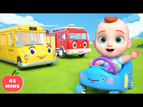 Wheels on the Bus + More Nursery Rhymes & Kids Songs | Leo Kids Songs
