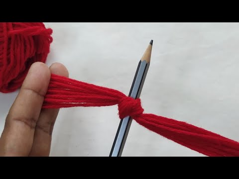 Amazing Hand Embroidery Flower Craft ideas with Woolen Yarn | Easy Sewing Hack