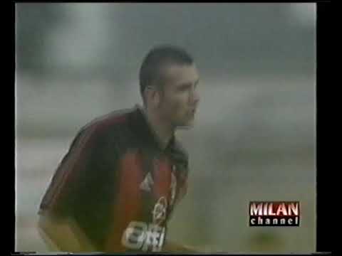 Precampionato Estate 2000 Prima amichevole AC MILAN (bianco) - AC Milan (rossonero)