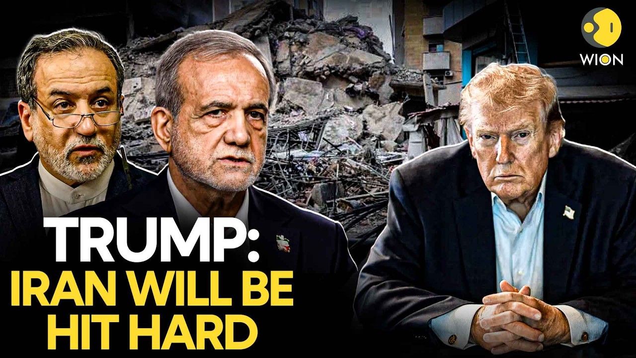 US-Iran War LIVE: Trump Vows ‘Very Hard’ Strikes On Iran As Tehran Says It Will Not Surrender | WION