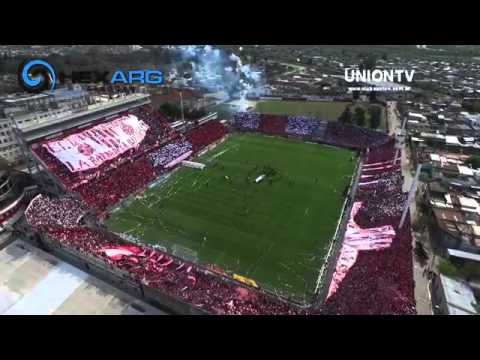 Impresionante recibimiento a Unión De Santa Fe en el Clásico