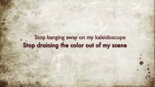 Blink-182 - Kaleidoscope (lyrics on screen)