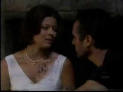 GH 07.02.01 - Sonny helps Angel clean up from her fall in the mud