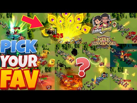 Pick The Best of All Legendary Commander Skill Animations in RoK