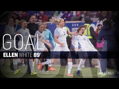 WNT vs. England: Ellen White Goal - Mar. 4, 2017