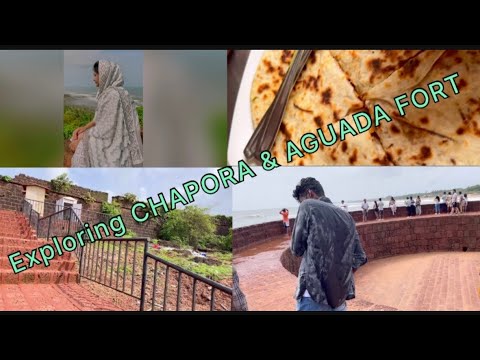 Goa Vlog🌴2023 | Exploring CHAPORA FORT | AGUADA FORT GOA | Vlog | Zuni World❤️