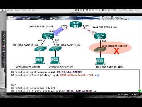 Configuring IPv6 ACLs