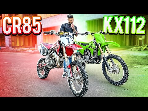 2022 KX112 VS 2006 CR85 DIRT BIKE BATTLE !  | BRAAP VLOGS