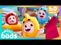 Minibods NEW Yes Yes Vegetables Eat Your Greens Baby Oddbods Marathon Funny Cartoons For Kids