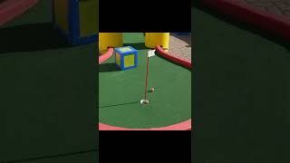 The Lamest Hole In 1 You Will Ever See #shorts #minigolf #golf