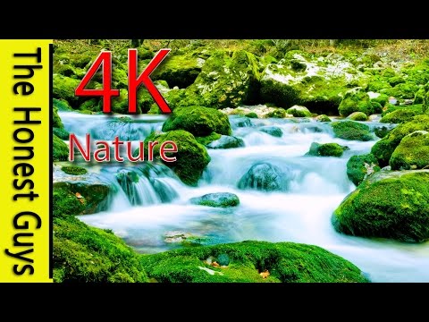 4K Nature + Sounds - 4 Hour Rocky Mountain Stream
