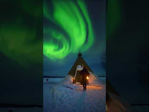 The sky is alive - Northern Lights - Finland, Norway, Sweden #shorts #northernlights #aurora