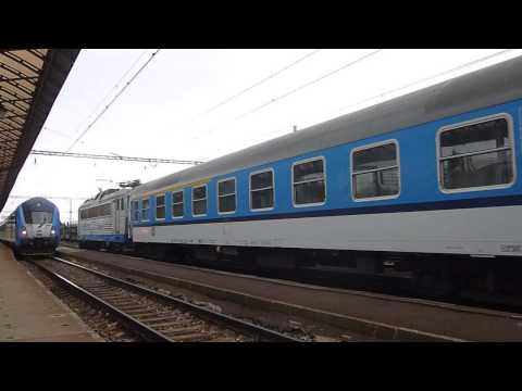 ČD 163.094(vzadu) - Příjezd vlaku R 880 - Lysá nad Labem, 20.7.2013