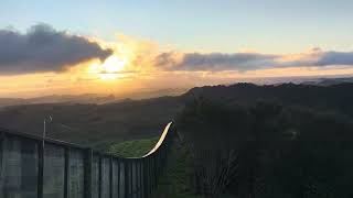 Markie at Summit in Wildlife Reserve for Kiwi Sunset