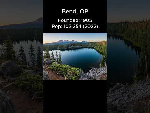 Random US Towns: Bend, OR #shorts