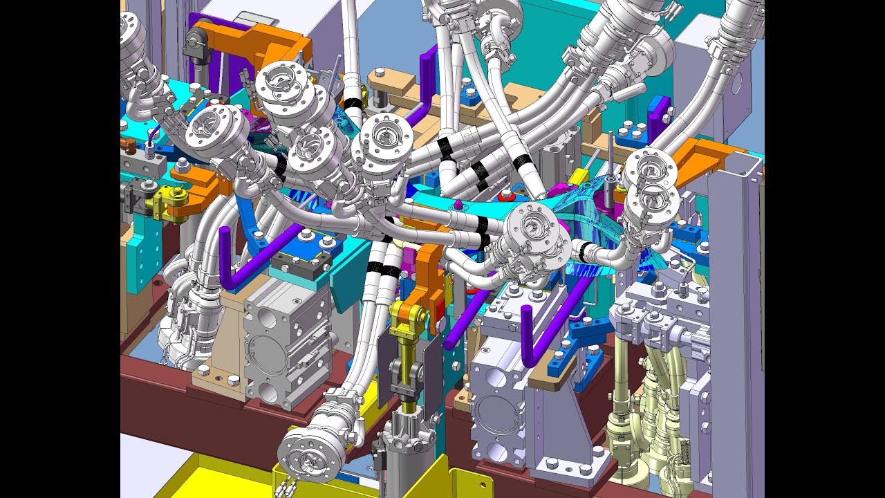 automotive welding fixture-industrial 3D model : machine-world.net P398