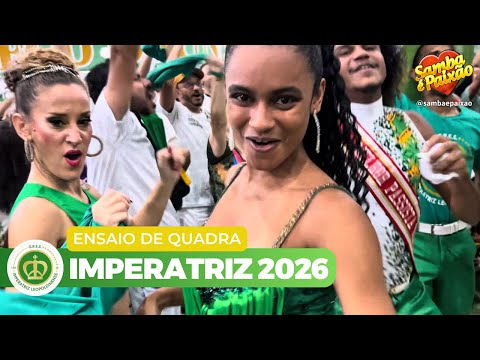 Imperatriz Leopoldinense 2026 | Ensaio de Quadra (4K)