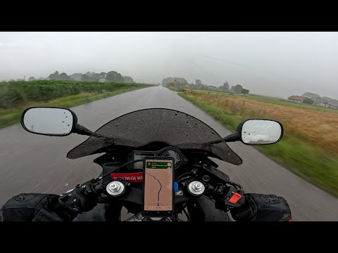 Riding through the Storm | Metzeler Roadtec 01 SE Tires in Action!