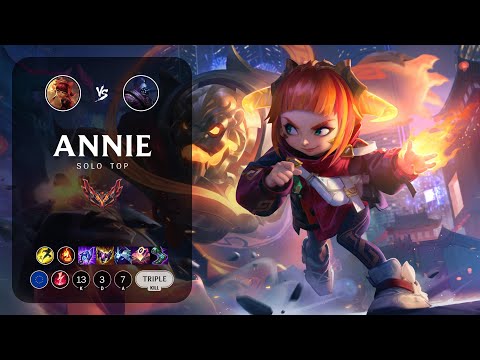 Annie Top vs Jax - EUW Grandmaster Patch 13.8