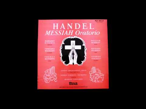 Handel: Messiah (part 3), Hermann Scherchen, London 1954