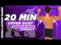 20 Minute Upper Body Muscle Gain Workout | BJ Gaddour Gorillacorn Gainz