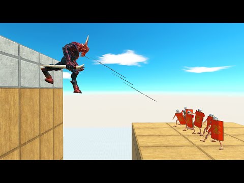 JUMP ON ROMANUS SPEARS | ANIMAL REVOLT BATTLE SIMULATOR