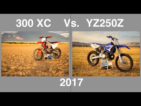 2017 KTM 300 XC vs 2017 Yamaha YZ250X part 1 - Episode 199