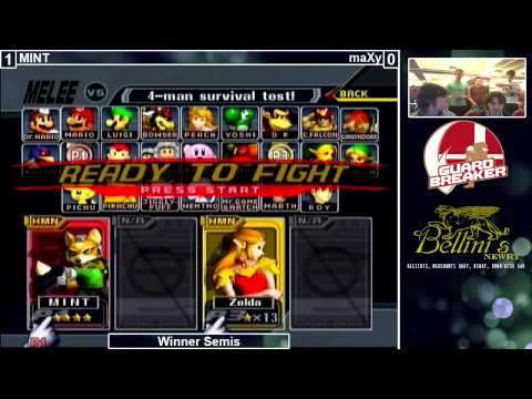 NHSSB3 - Mint (Fox) vs maXy (Sheik) - Melee - Winners Semis