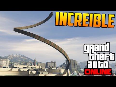 INCREIBLE! SUPER MEGA ACROBACIA EPICA!! - Gameplay GTA 5 Online Funny Moments (Carrera GTA V PS4)