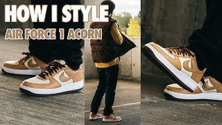How I Style Air Force 1 Acorn - Review, On Feet, Outfit (2022)
